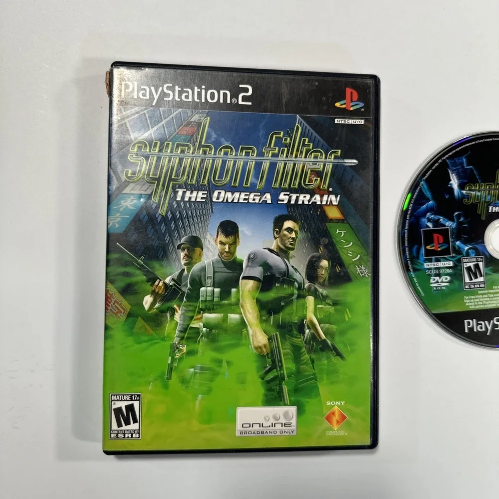 Syphon Filter: The Omega Strain Sony PlayStation 2 PS2 Game Tested Working
